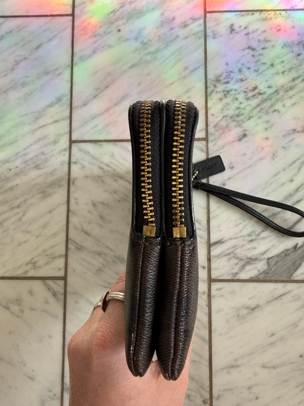 Coach Double Zip Wallet - Picture 3 of 12